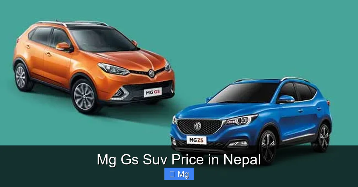 Mg Gs Suv Price in Nepal