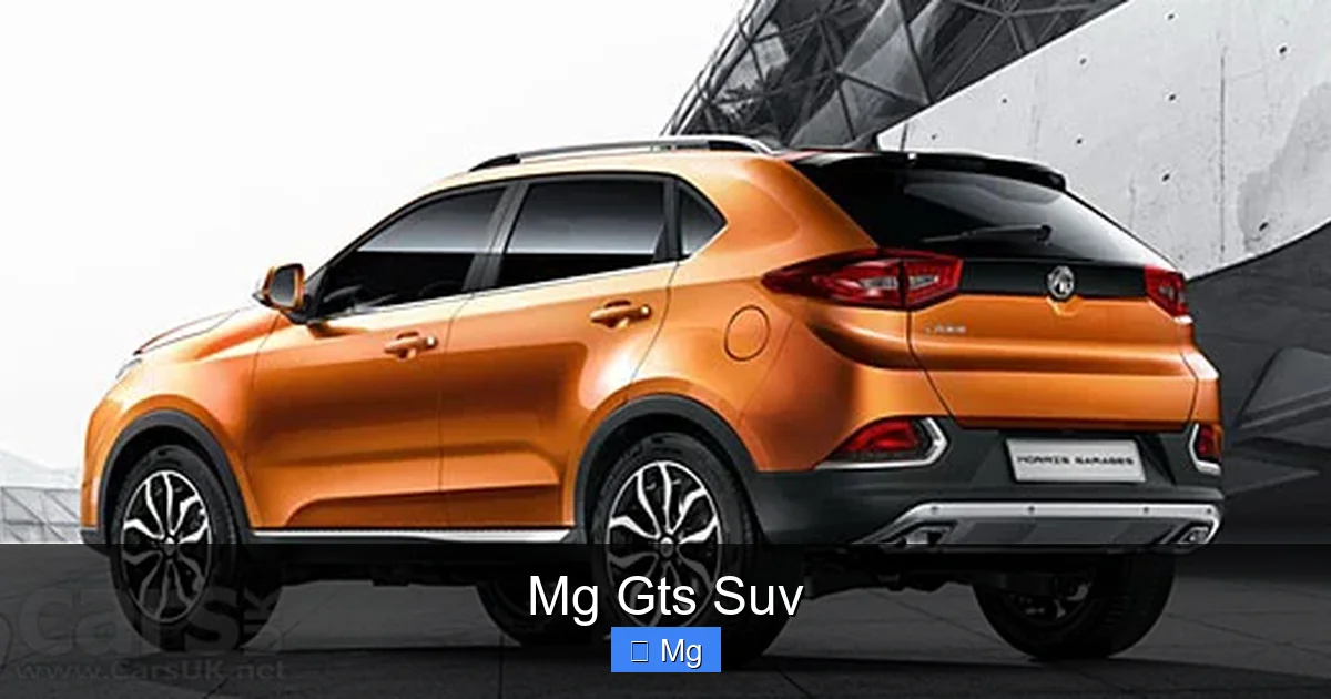 Mg Gts Suv