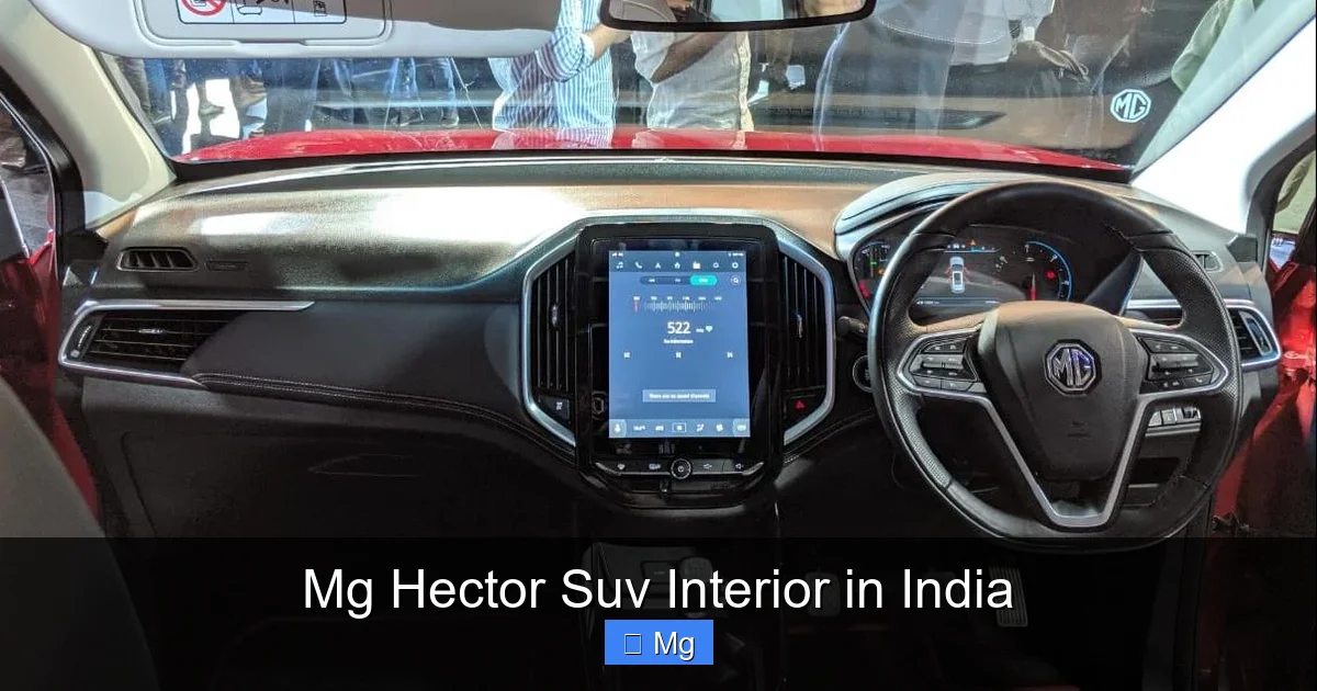 Mg Hector Suv Interior in India