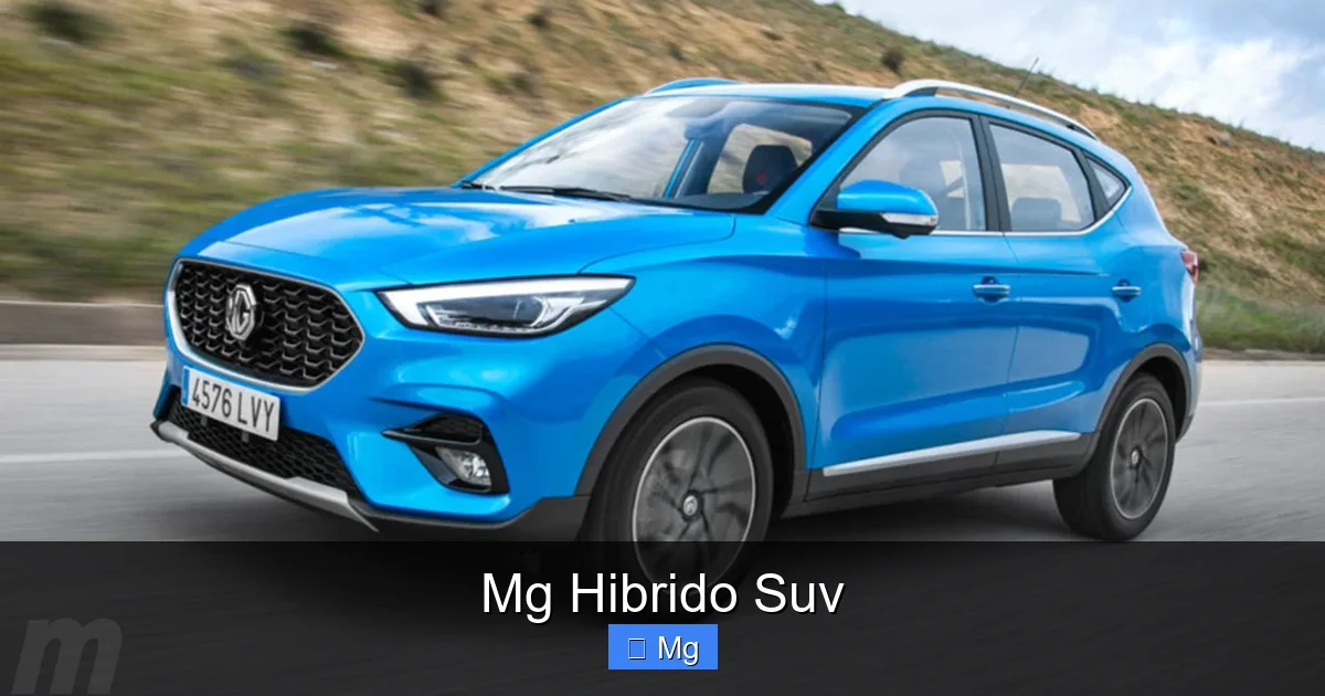 Mg Hibrido Suv