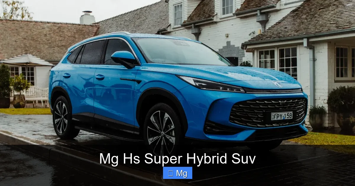 Mg Hs Super Hybrid Suv
