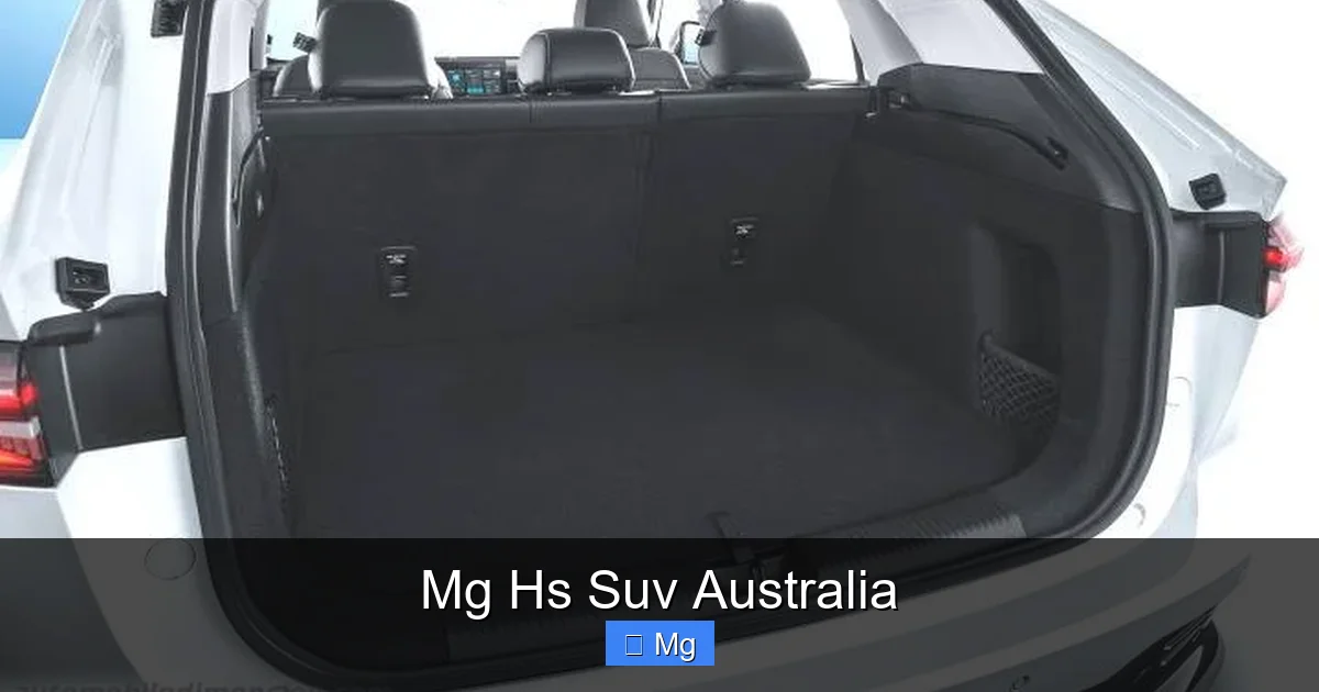 Mg Hs Suv Australia