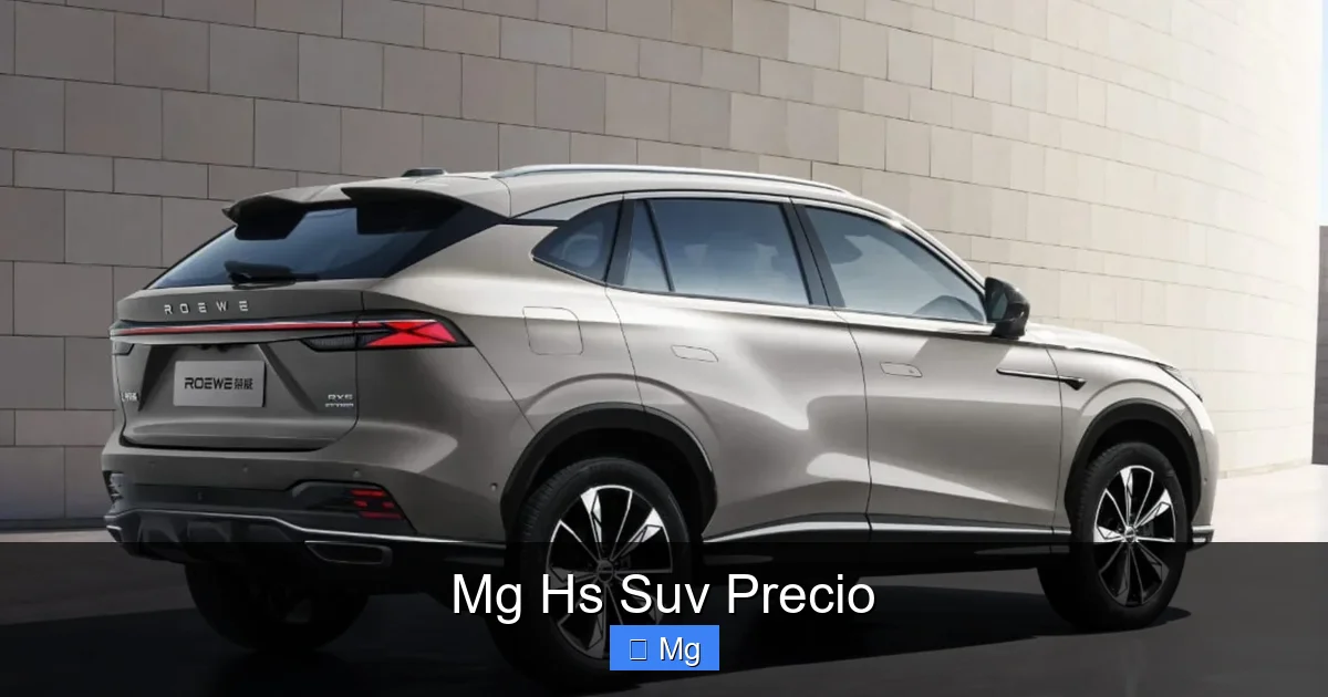 Mg Hs Suv Precio
