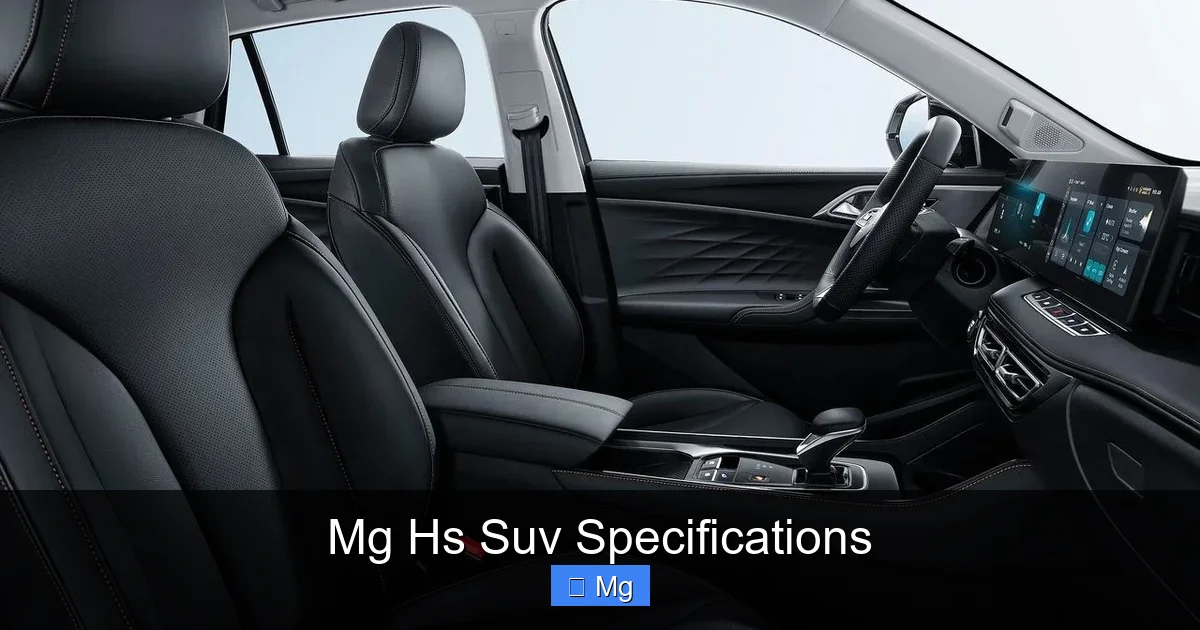 Mg Hs Suv Specifications