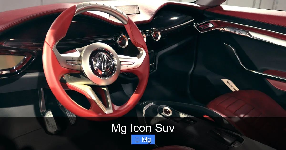 Mg Icon Suv