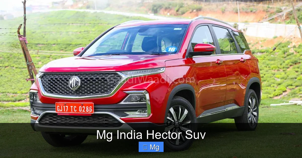 Mg India Hector Suv