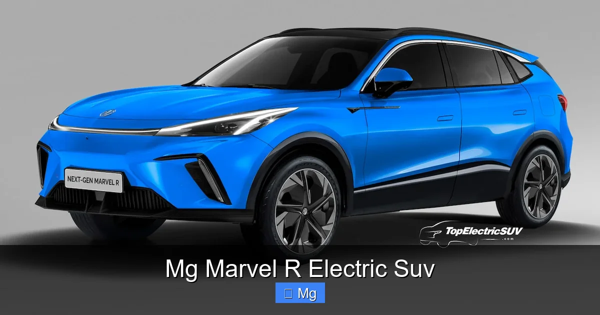 Mg Marvel R Electric Suv