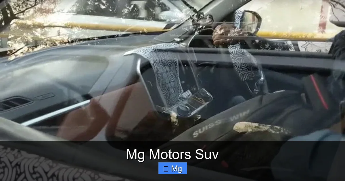 Mg Motors Suv