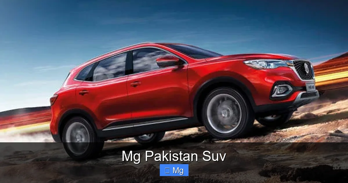 Mg Pakistan Suv