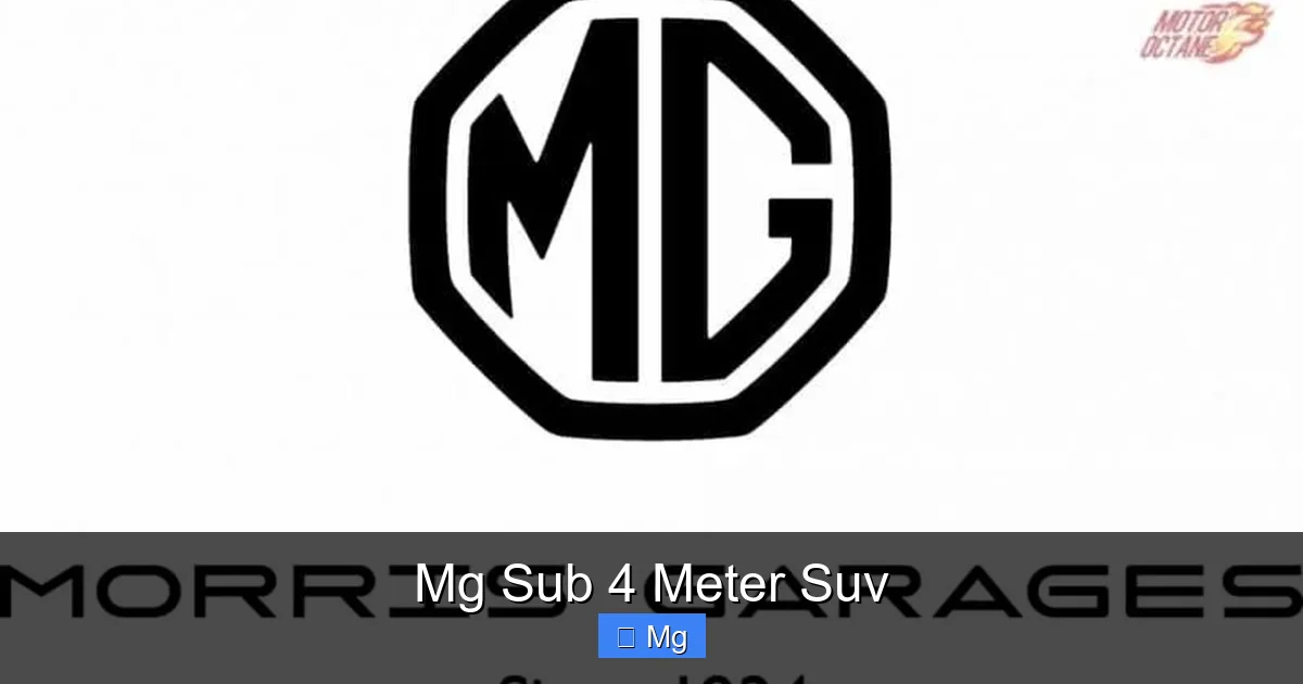 Mg Sub 4 Meter Suv