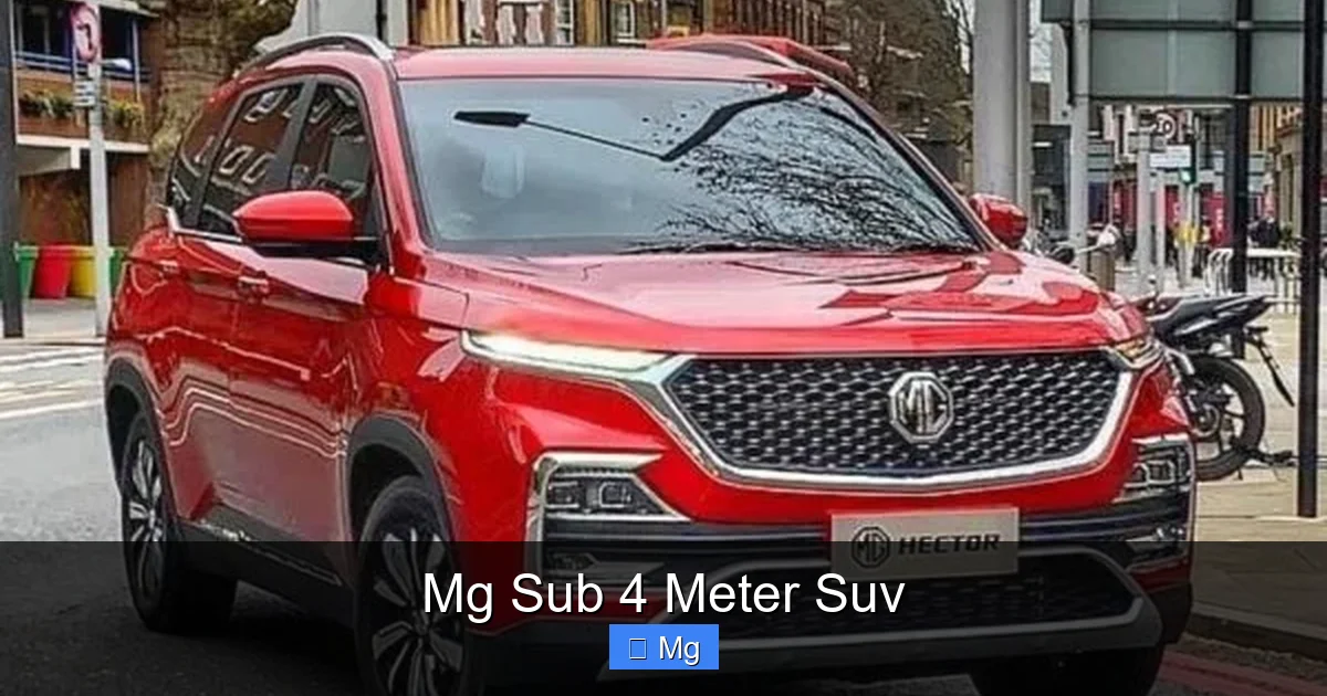 Mg Sub 4 Meter Suv