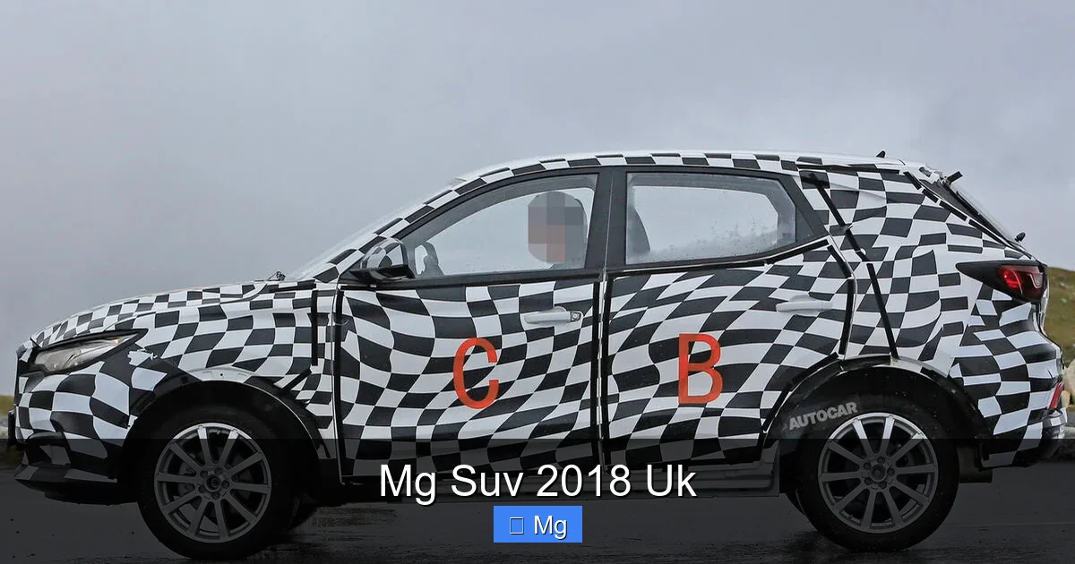 Mg Suv 2018 Uk