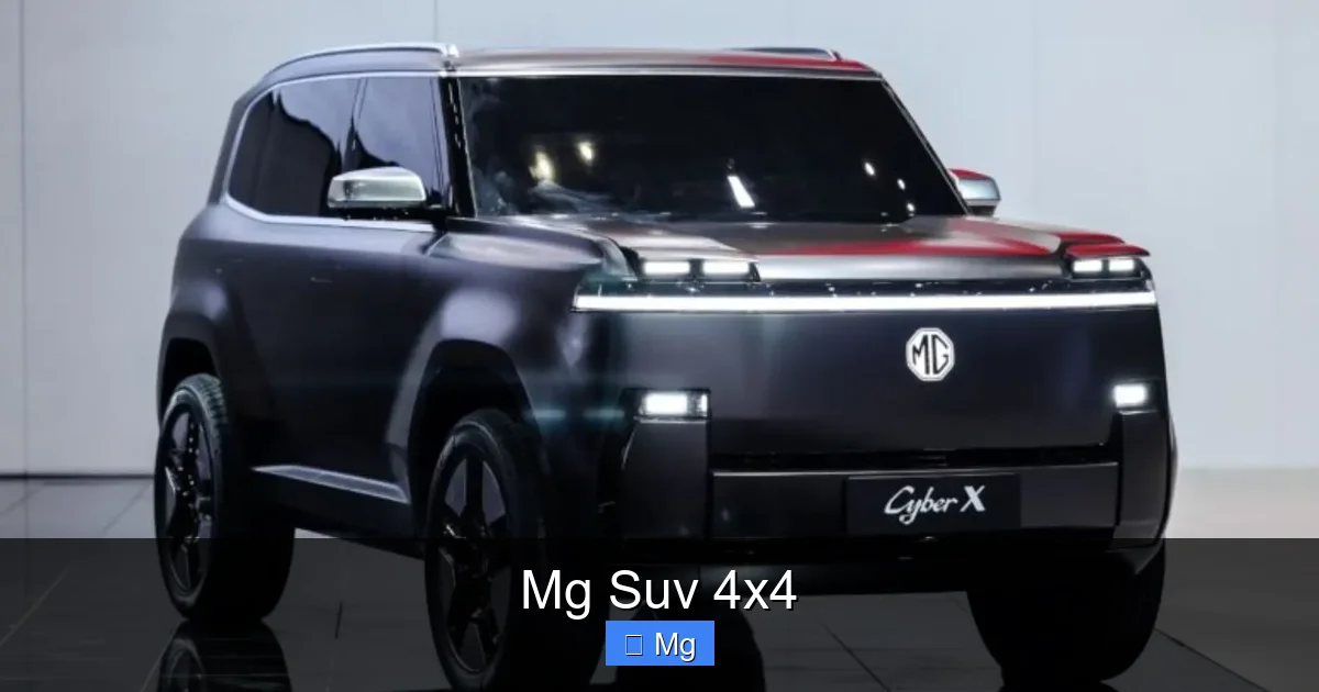 Mg Suv 4×4