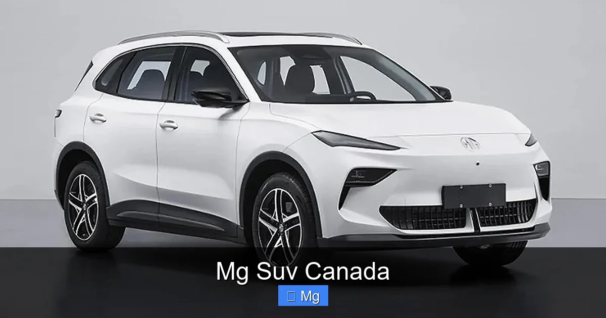 Mg Suv Canada
