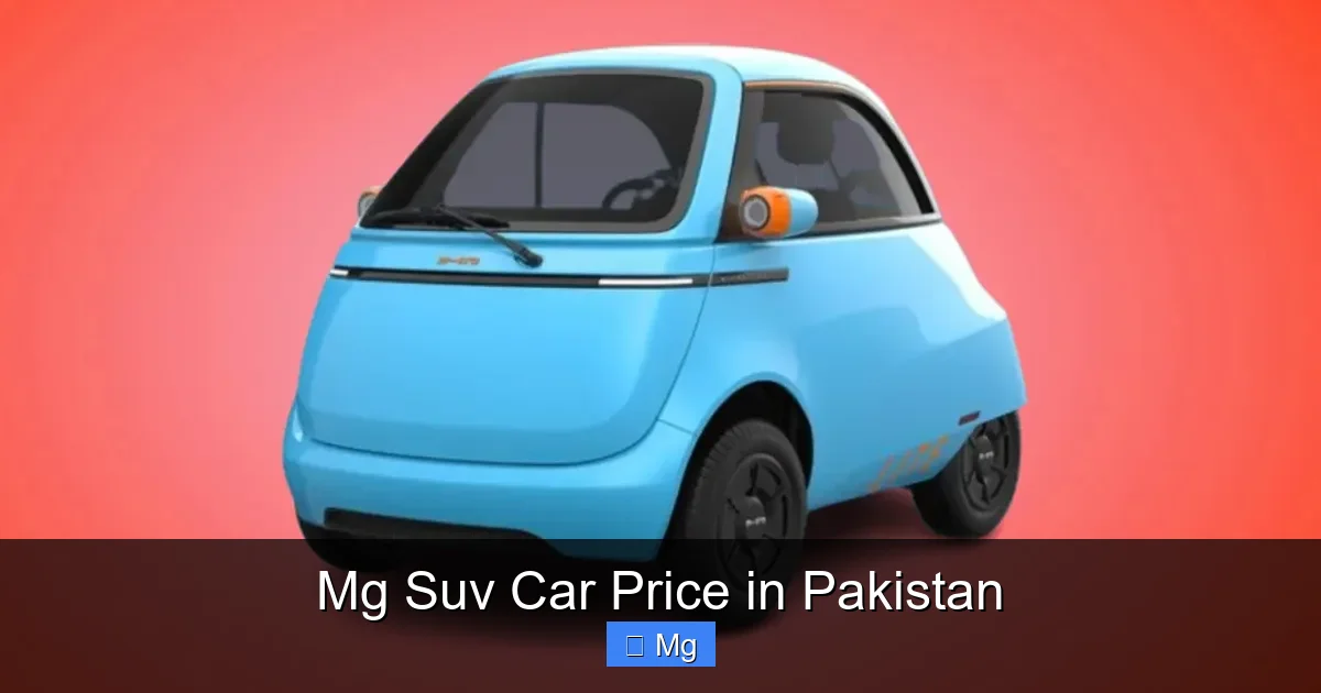 Mg Suv Car Price in Pakistan