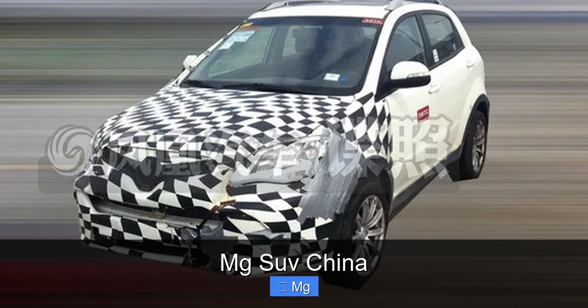 Mg Suv China