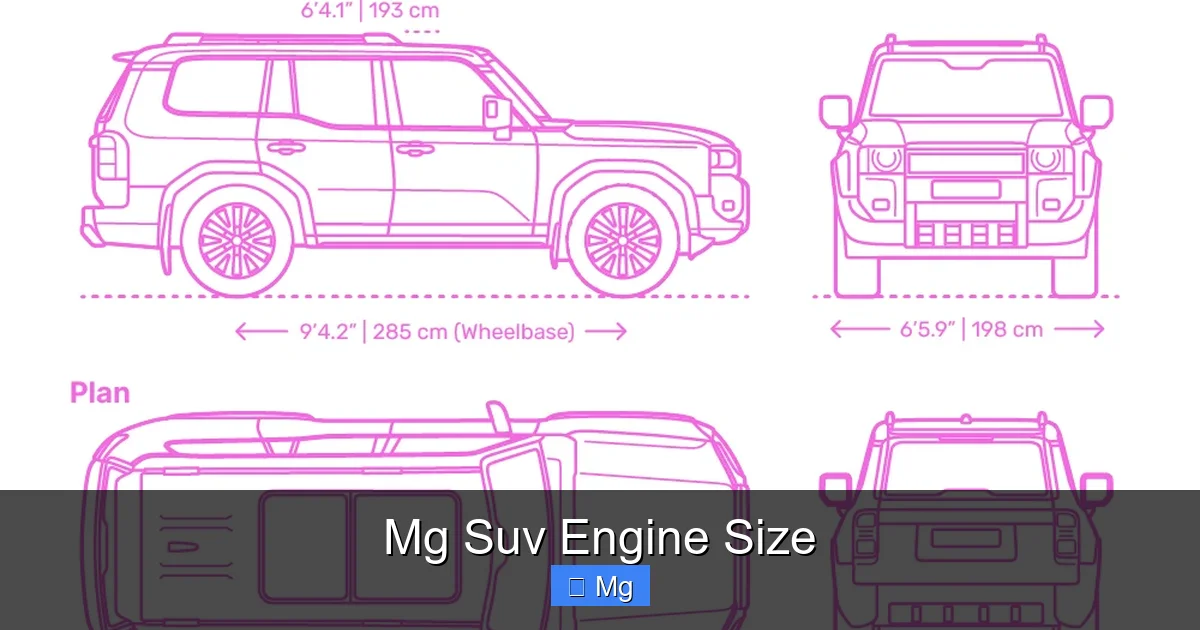 Mg Suv Engine Size