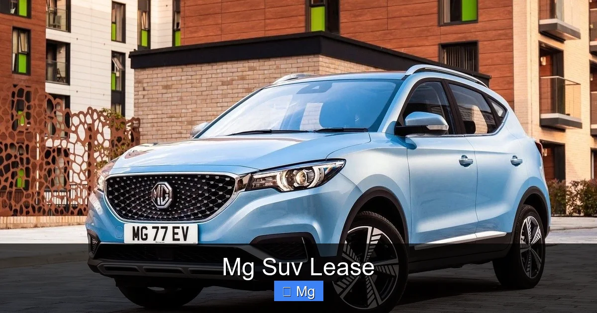 Mg Suv Lease