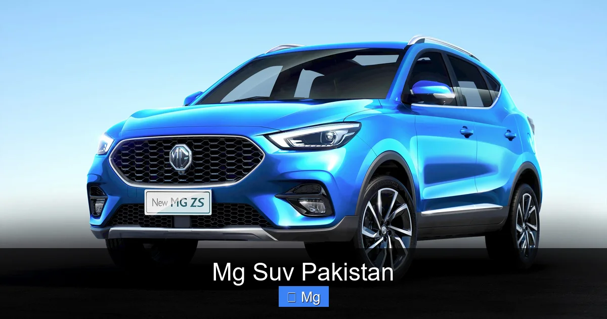 Mg Suv Pakistan