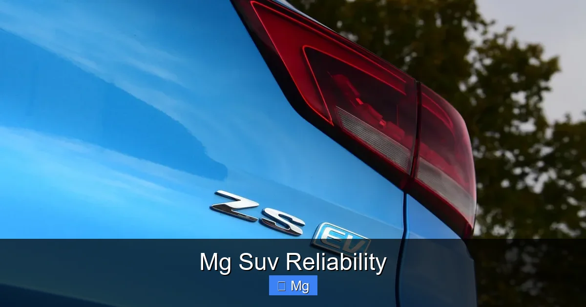 Mg Suv Reliability