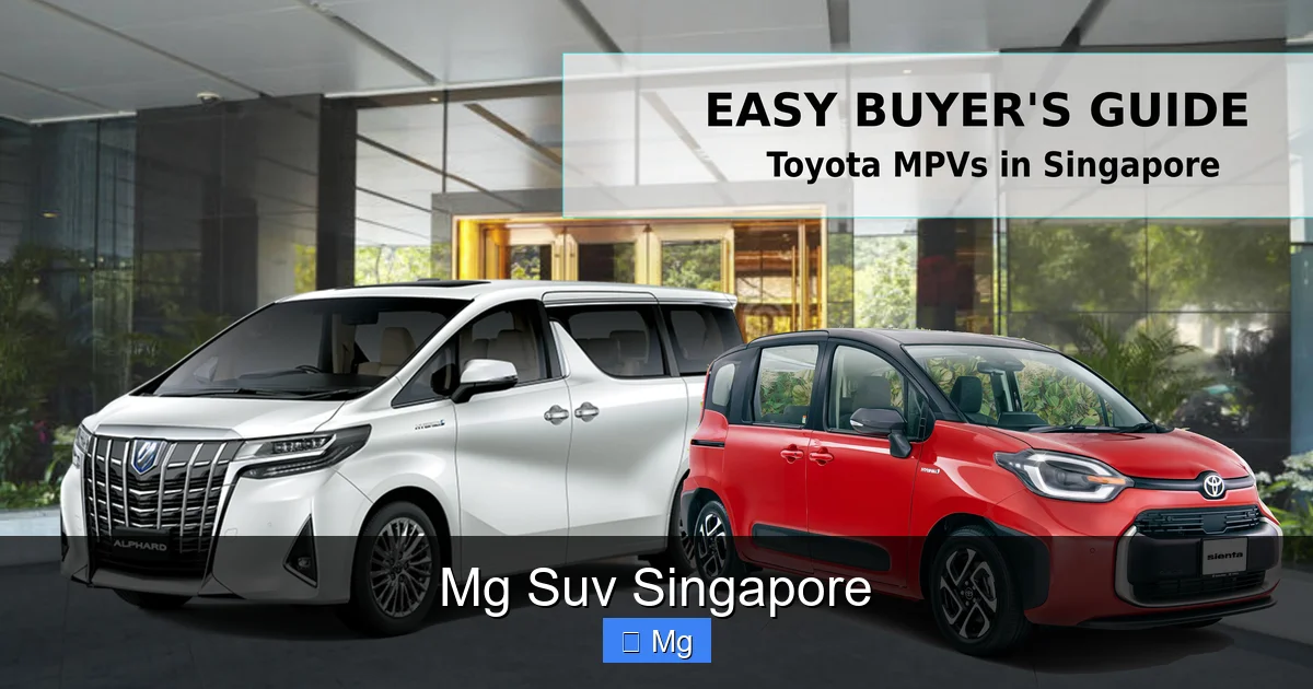 Mg Suv Singapore