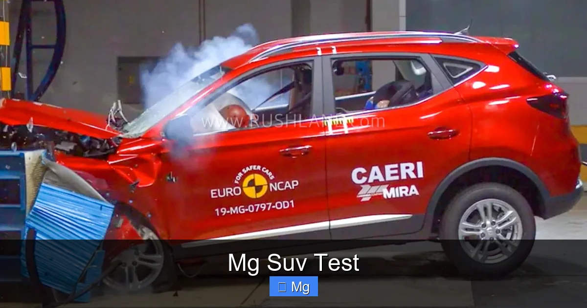 Mg Suv Test