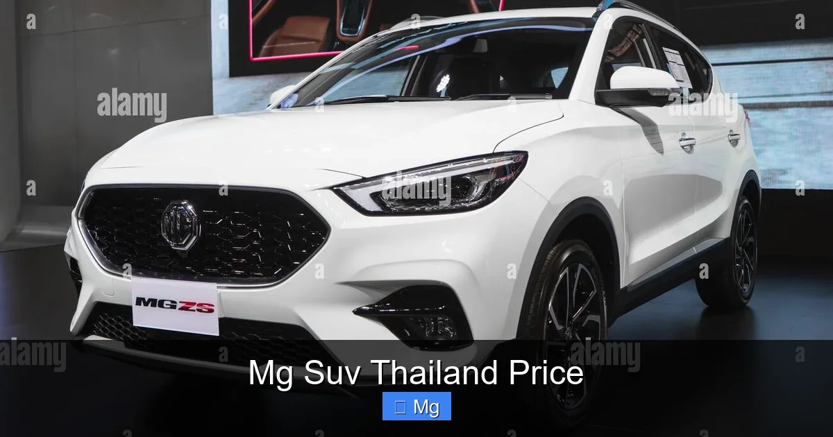 Mg Suv Thailand Price