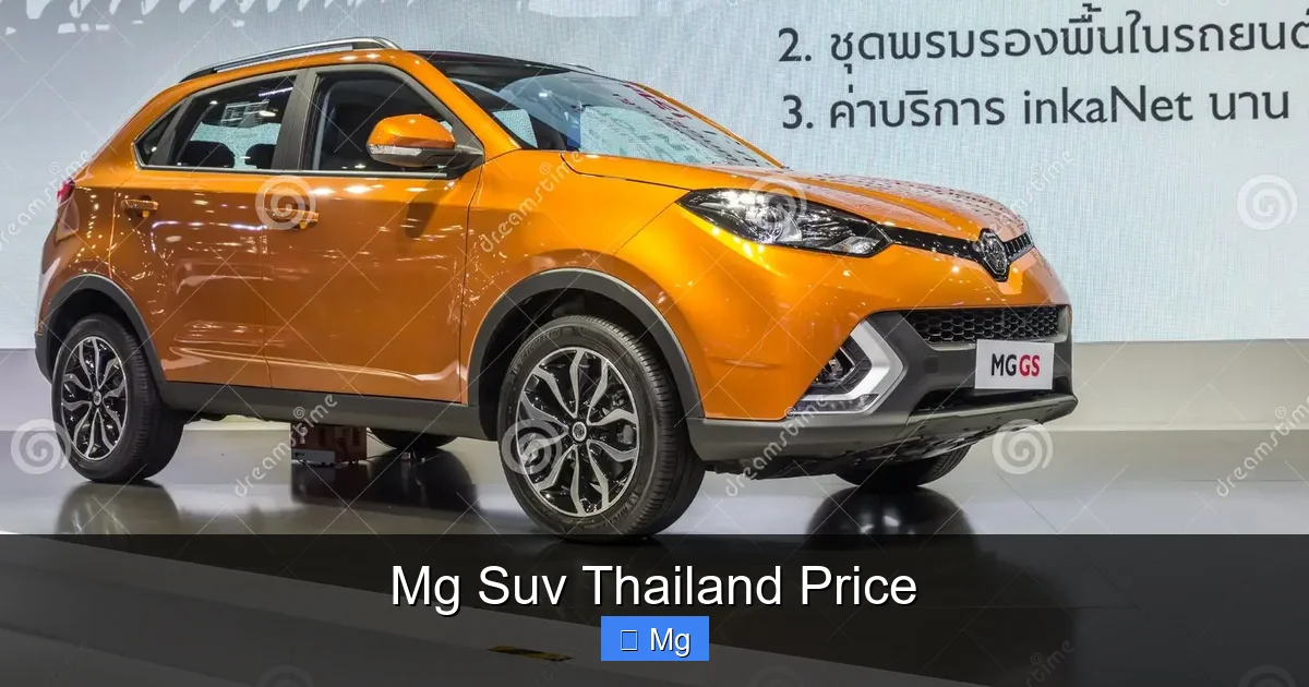 Mg Suv Thailand Price
