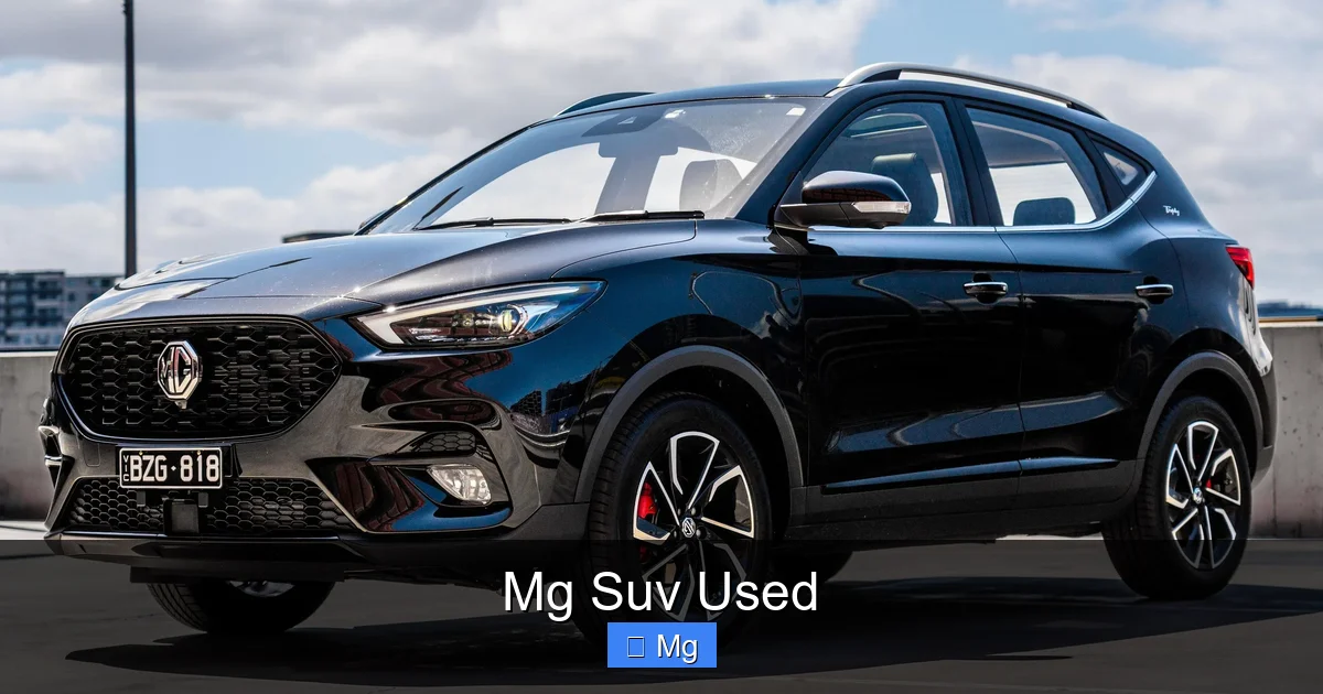 Mg Suv Used