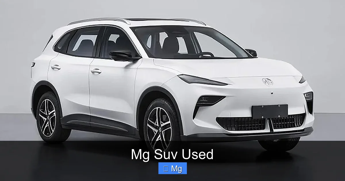 Mg Suv Used