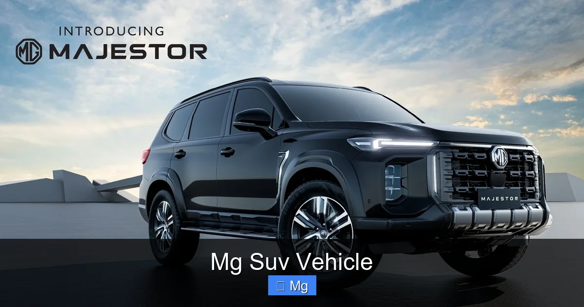 Mg Suv Vehicle