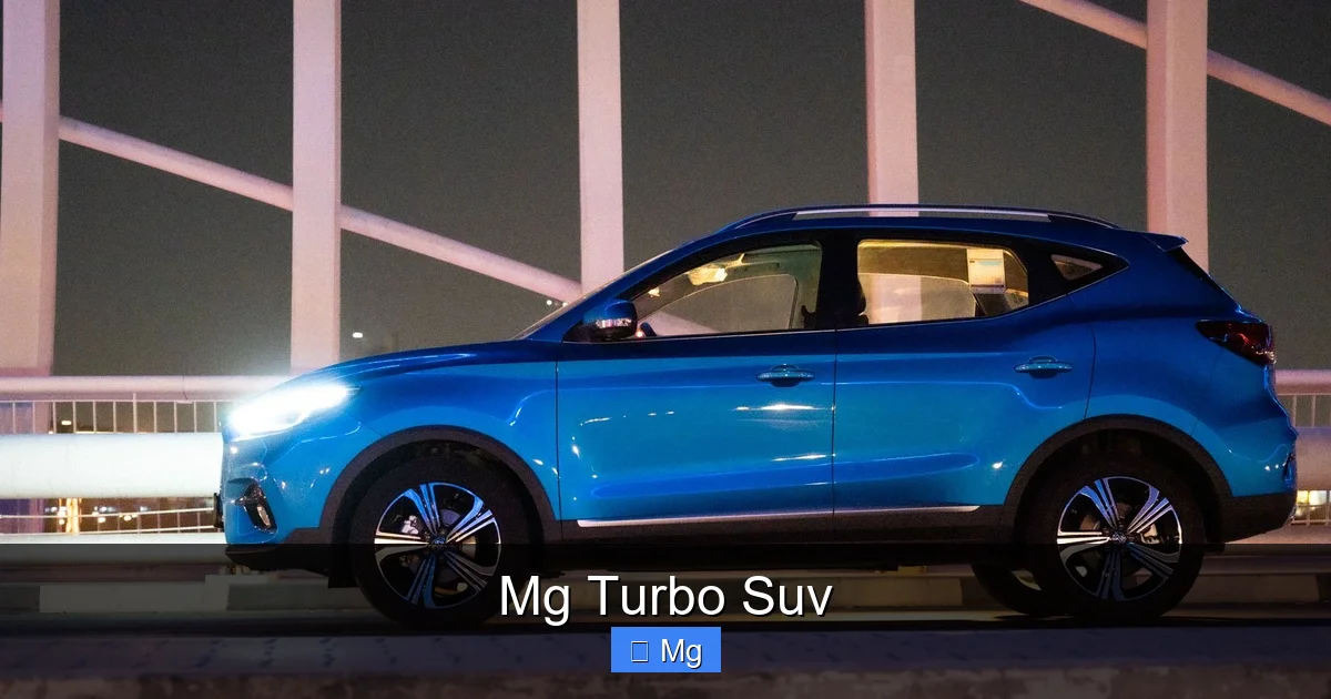 Mg Turbo Suv