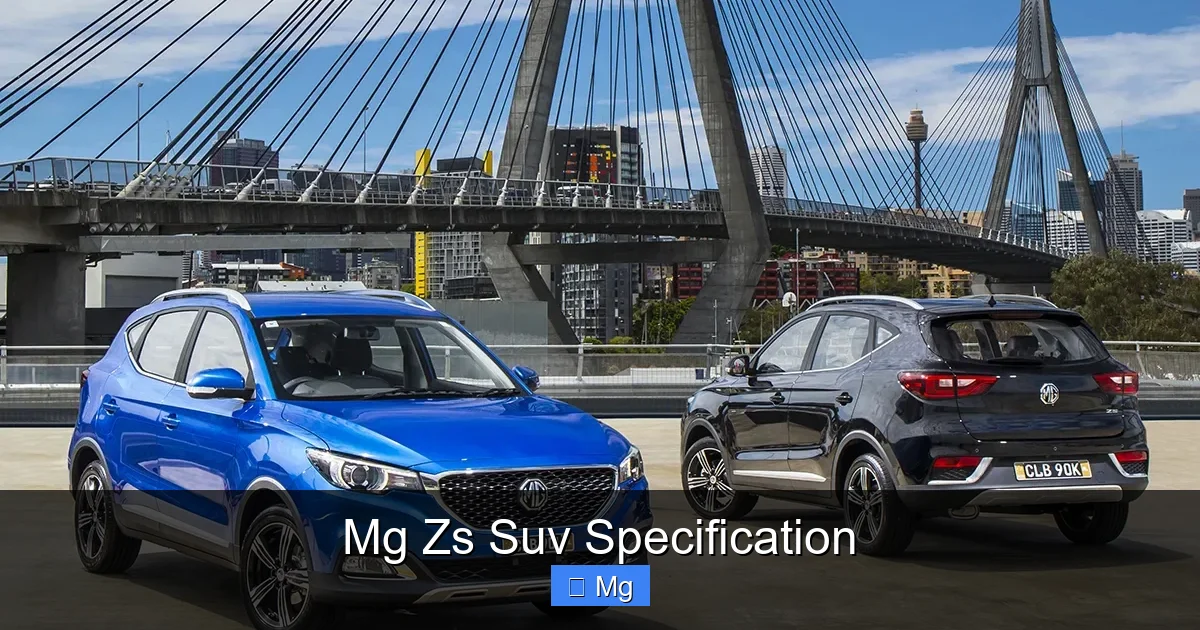Mg Zs Suv Specification