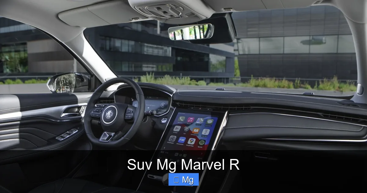 Suv Mg Marvel R