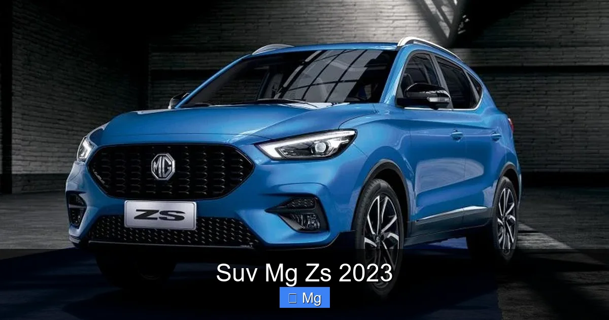 Suv Mg Zs 2023