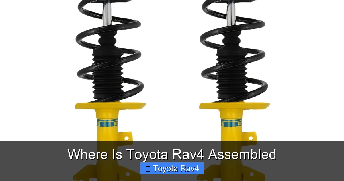 Where Is Toyota Rav4 Assembled