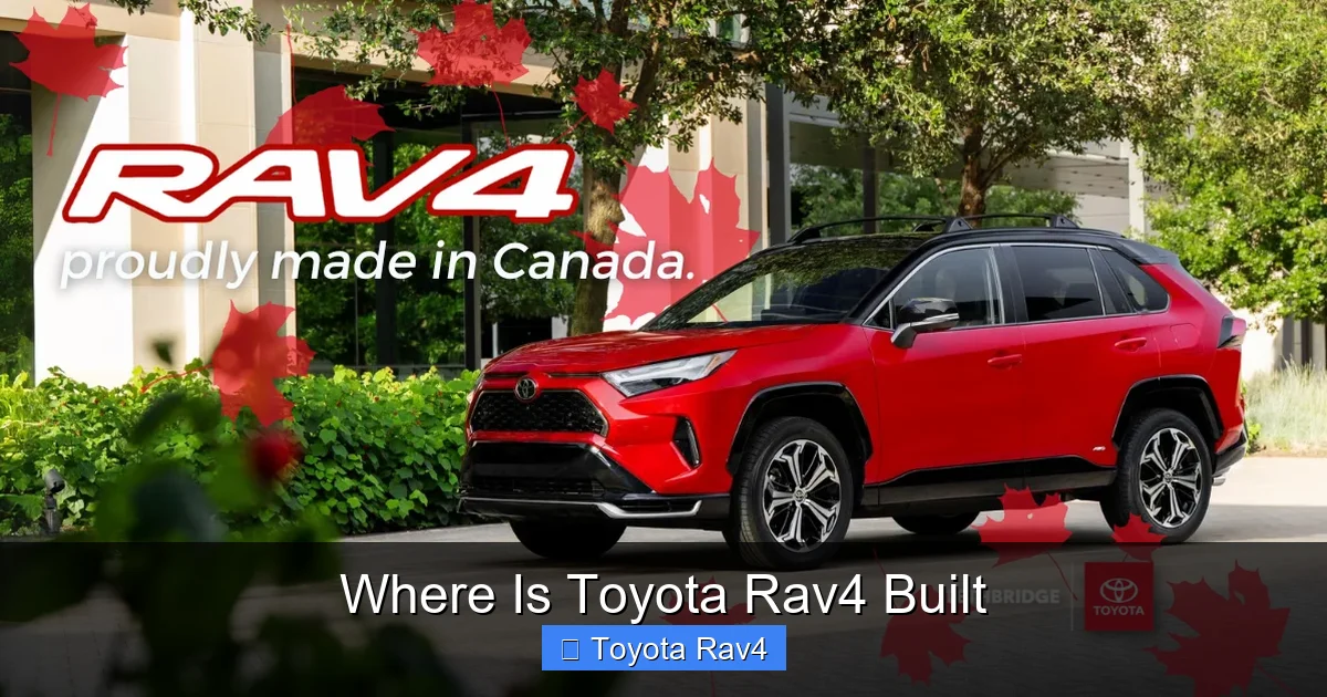 Where Is Toyota Rav4 Built